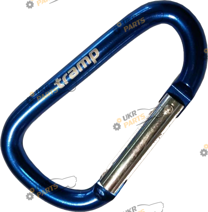 Карабин Tramp алюминиевый 7 см вспомагательный Tramp (TRA-163-blue)