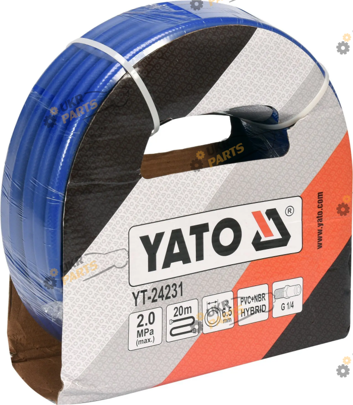 Пневматический шланг Yato Гибридный, Ø6.5 мм, Ø=1/4