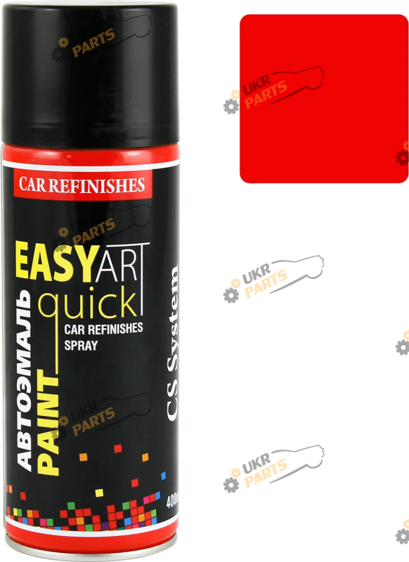 Аэрозольная краска CS System Easy Art Quick Paint 121 красный глянцевый 400 мл (CS1121)