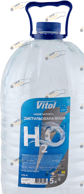 Дистиллированная вода Vitol 5 л (62243)
